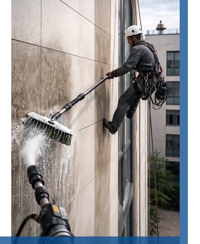 Мойка фасада из керамогранита в Камышине от 308 р. | ВЫСОТНИК-Кмш