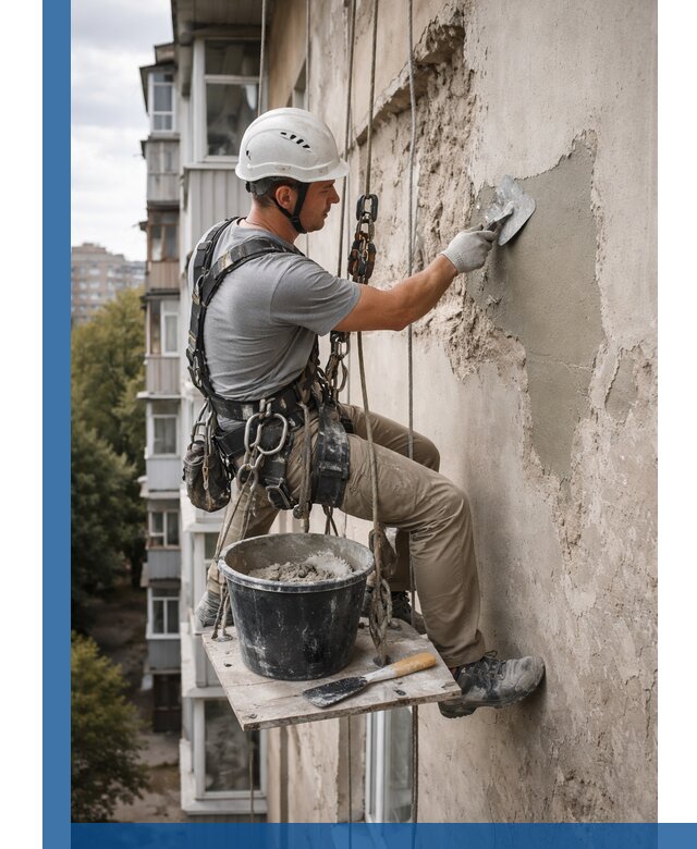 Восстановление фасадной штукатурки в Камышине с гарантией качества