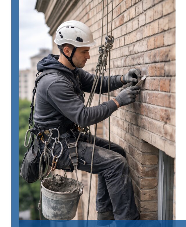 Качественный ремонт кирпичной кладки фасада в Камышине с гарантией