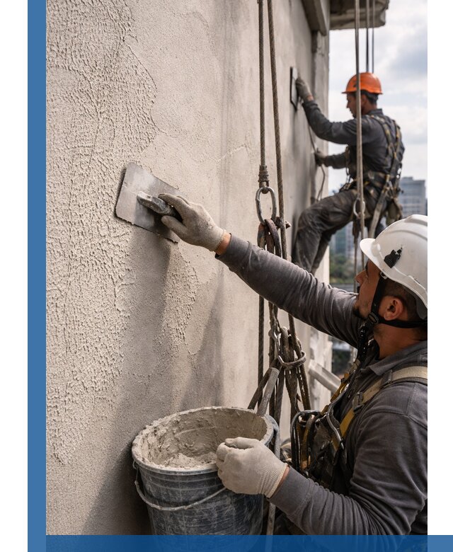 Декоративная штукатурка фасада с утеплением и защитой в Камышине