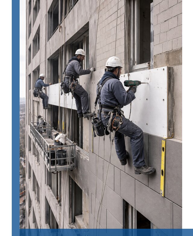 Монтаж фасадных термопанелей высокого качества в Камышине