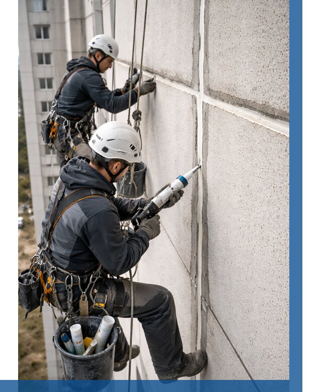 Герметизация межпанельных швов в Камышине от 719 р. | ВЫСОТНИК-Кмш