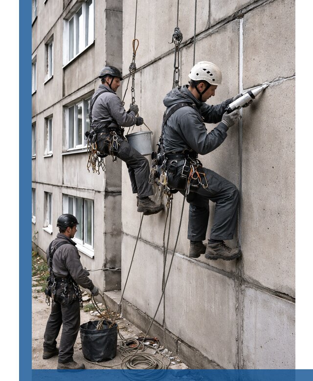 Герметизация межпанельных швов в Камышине с гарантией герметичности