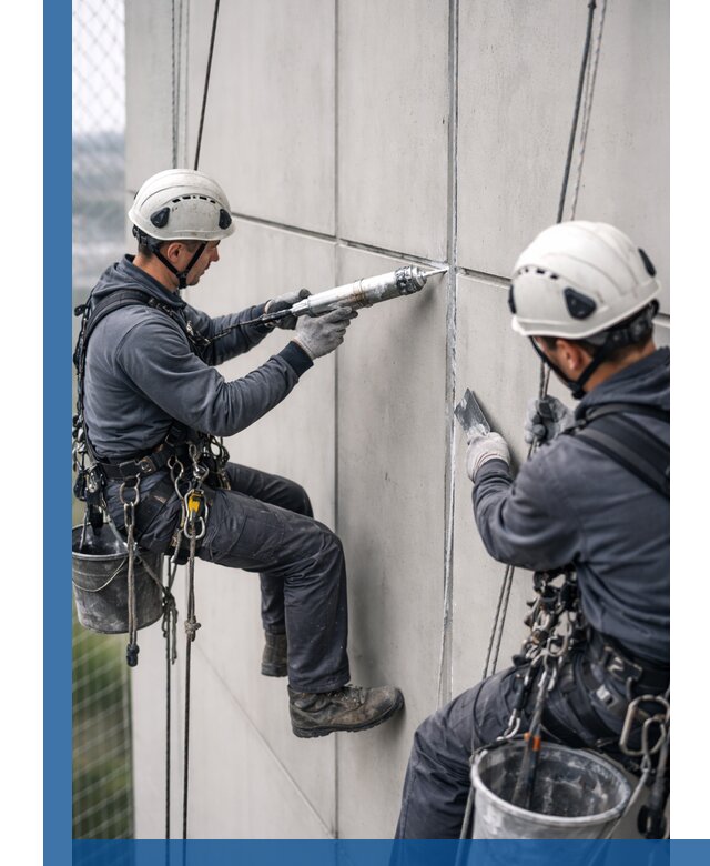 Первичная герметизация швов фасадов и кровель в Камышине