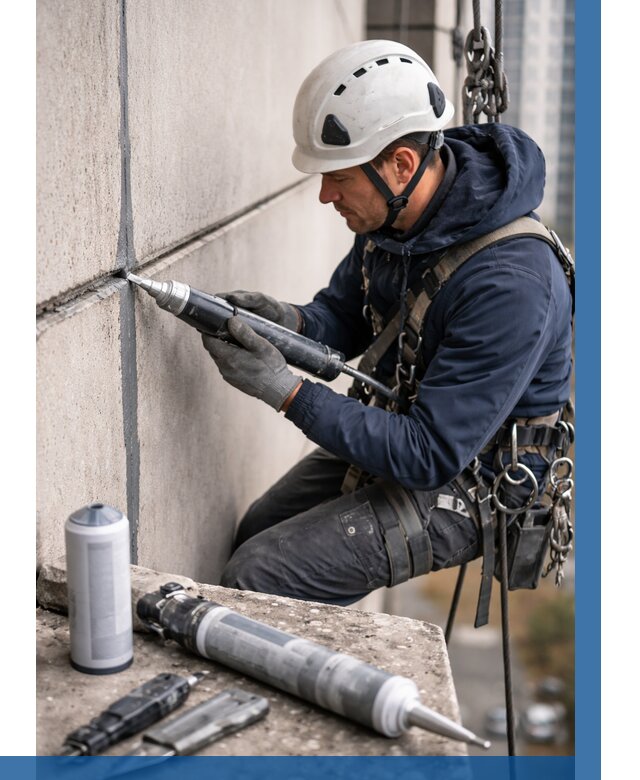 Вторичная герметизация швов в Камышине от 462 р. | ВЫСОТНИК-Кмш