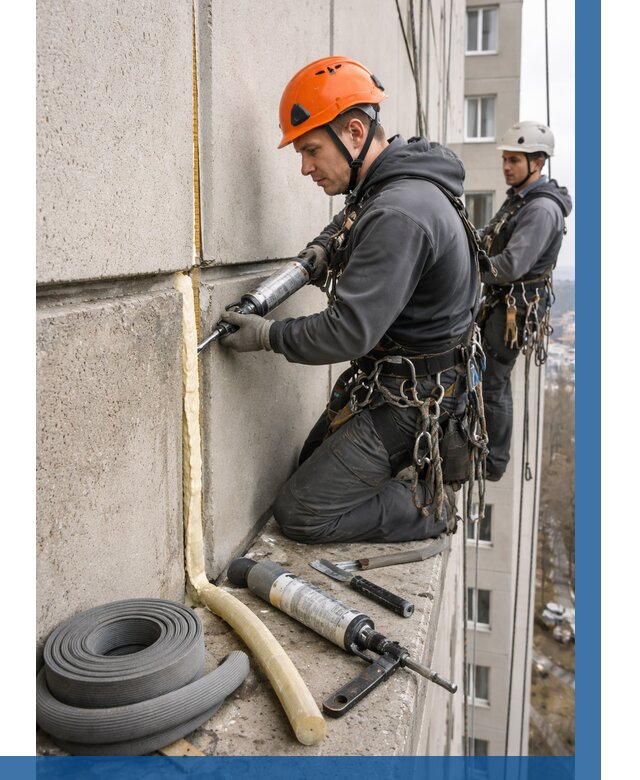 Теплый шов межпанельные швы в Камышине от 719 р. | ВЫСОТНИК-Кмш