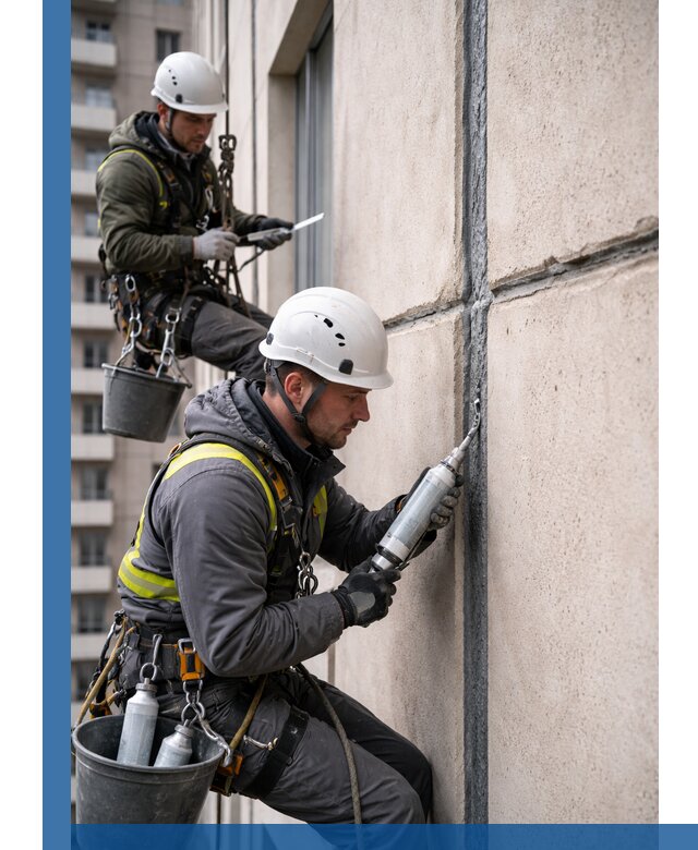 Герметизация деформационных швов фасада в Камышине качественно