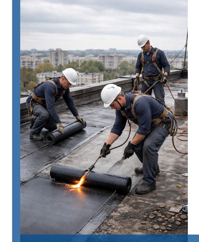 Ремонт наплавляемой кровли в Камышине качественно и надежно