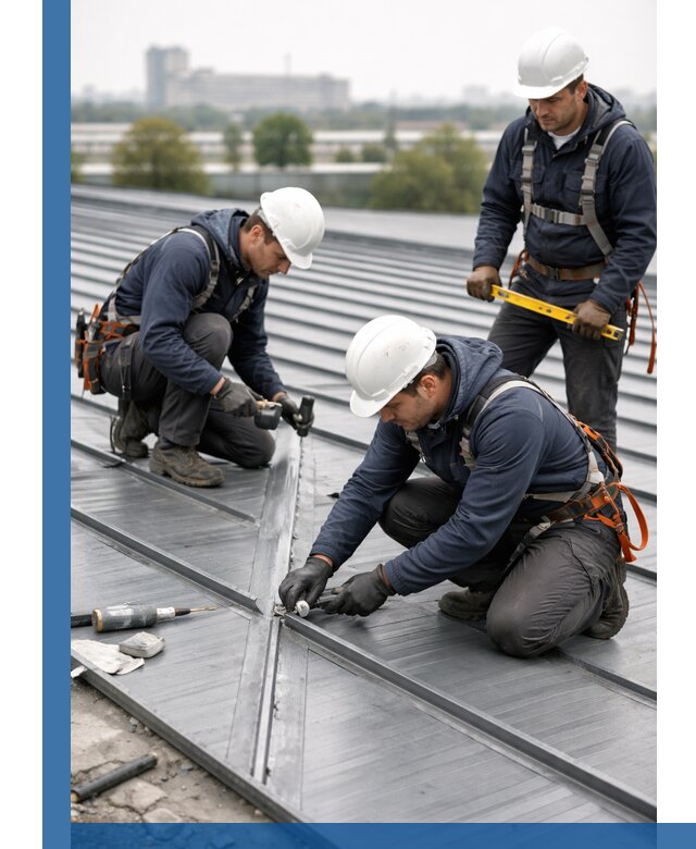 Ремонт фальцевой кровли в Камышине срочно и качественно