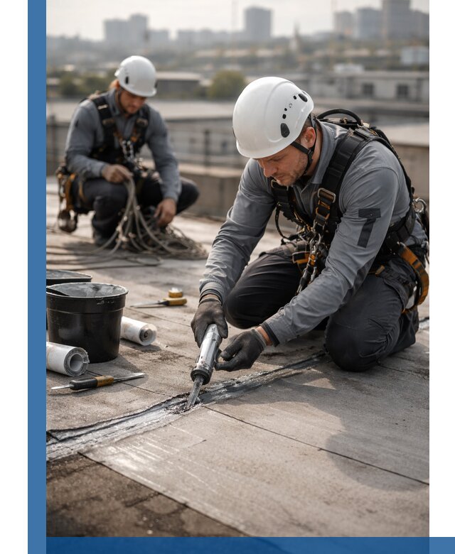 Аварийное и капитальное устранение протечек кровли в Камышине