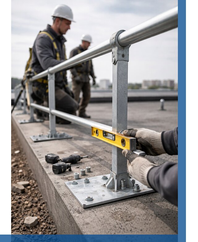 Монтаж кровельного ограждения в Камышине от 1233 р. | ВЫСОТНИК-Кмш