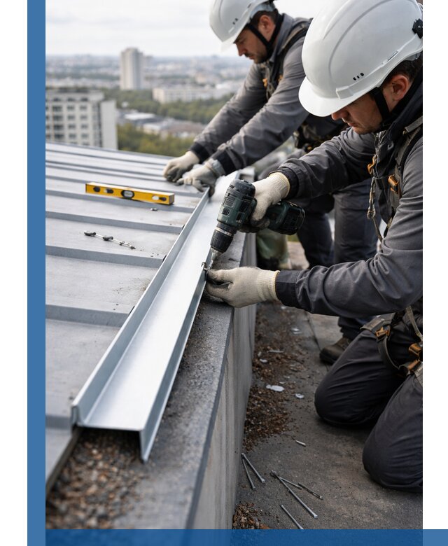 Монтаж капельника на кровле в Камышине с гарантией качества