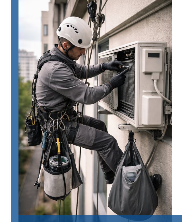 Обслуживание внешнего блока кондиционера в Камышине профессионально