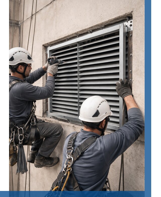 Монтаж вентиляционных решеток в Камышине от 4624 р. | ВЫСОТНИК-Кмш