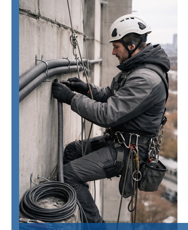 Профессиональный монтаж гофры для кабеля в Камышине с гарантией