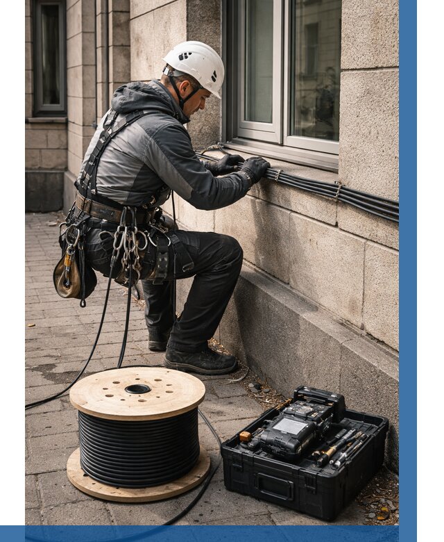 Прокладка оптоволоконного кабеля в Камышине от 822 р. | ВЫСОТНИК-Кмш