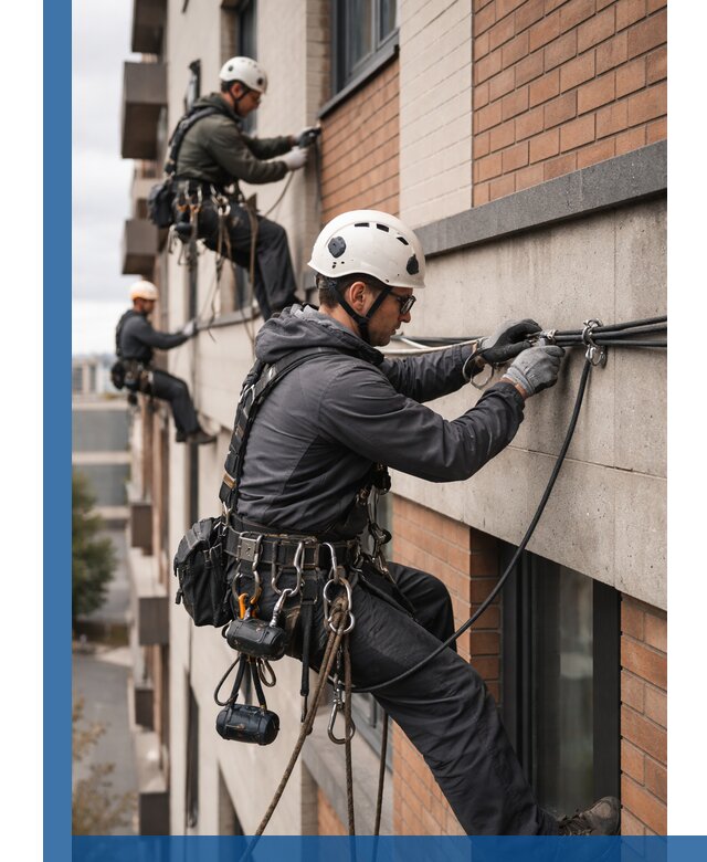 Крепление кабеля на фасаде монтаж и крепеж в Камышине