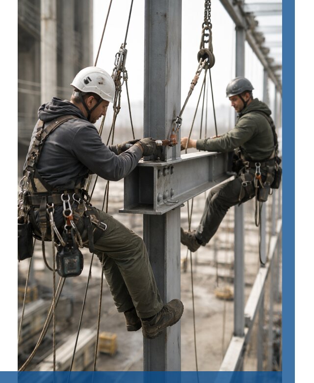 Монтаж металлоконструкций на высоте в Камышине от 3597 р. | ВЫСОТНИК-Кмш