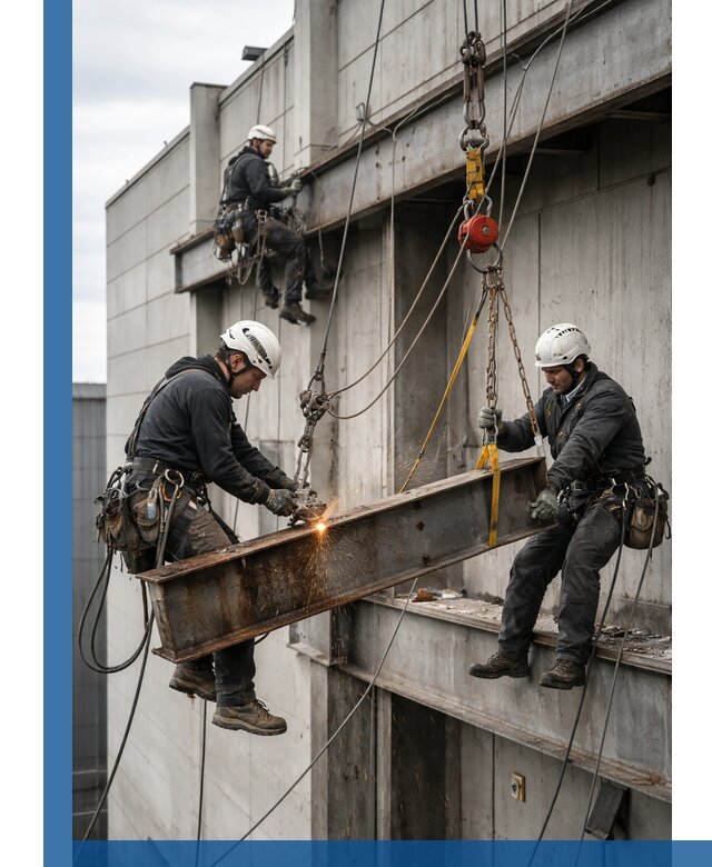 Демонтаж металлоконструкций на высоте в Камышине под ключ