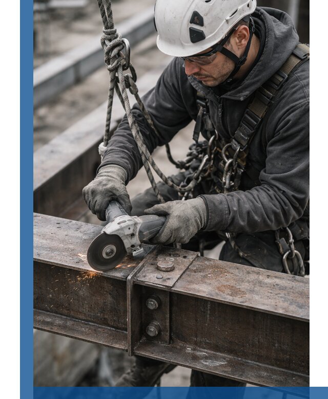 Резка металла на высоте в Камышине для зданий и конструкций