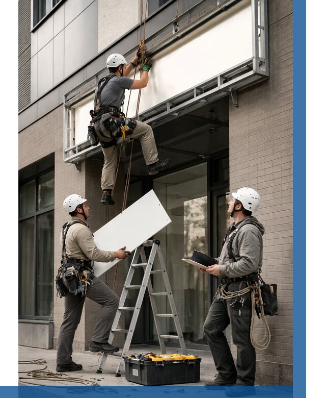 Монтаж светового короба в Камышине от 6679 р. | ВЫСОТНИК-Кмш