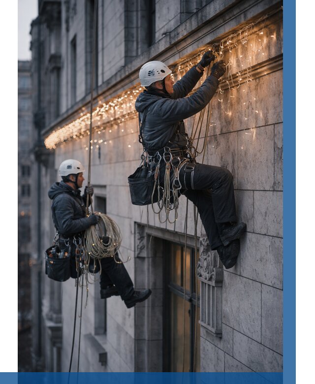 Монтаж новогодней иллюминации в Камышине от 8735 р. | ВЫСОТНИК-Кмш