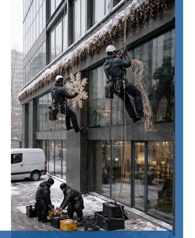 Демонтаж новогоднего оформления в Камышине от 5652 р. | ВЫСОТНИК-Кмш