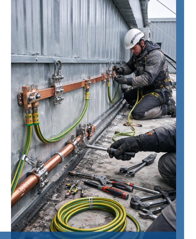 Монтаж заземления здания в Камышине от 25690 р. | ВЫСОТНИК-Кмш