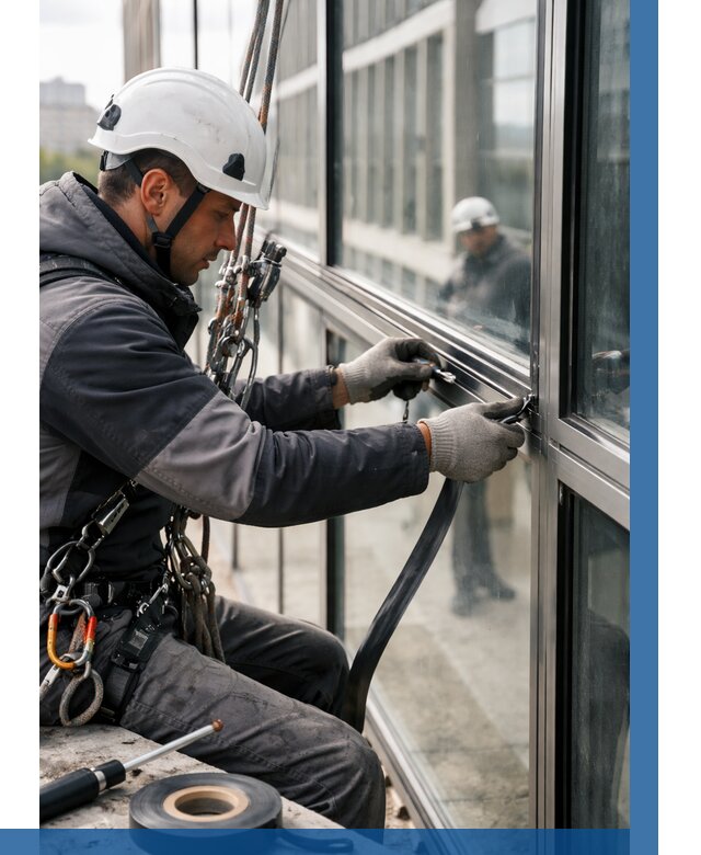 Ремонт витражных конструкций в Камышине от 3597 р. | ВЫСОТНИК-Кмш