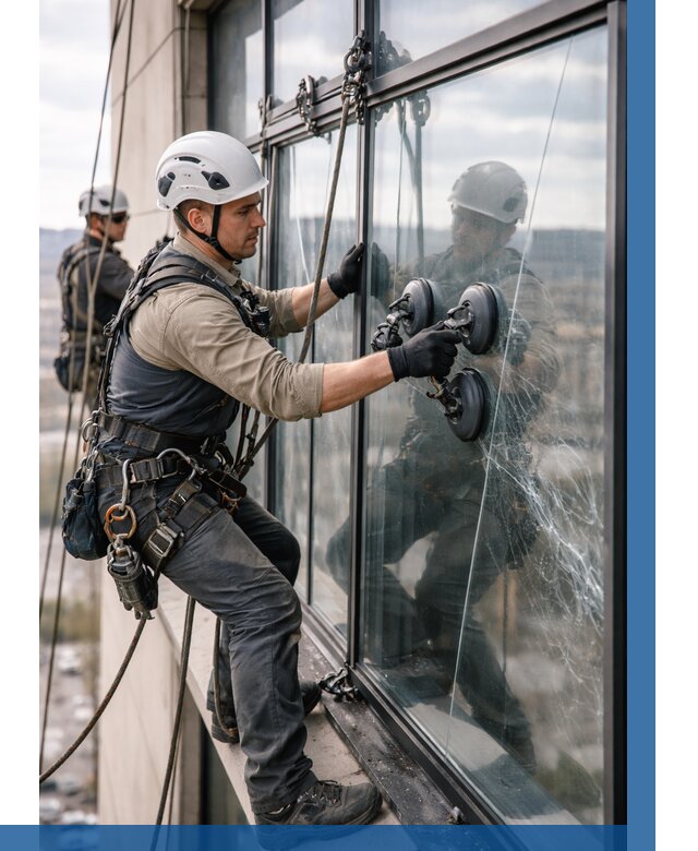 Замена стекла в витраже в Камышине под ключ от 8735 р. | ВЫСОТНИК-Кмш