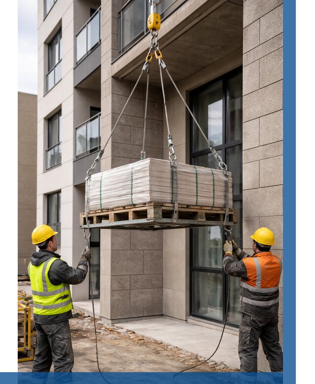 Подъем керамогранита на этаж в Камышине от 3597 р. | ВЫСОТНИК-Кмш