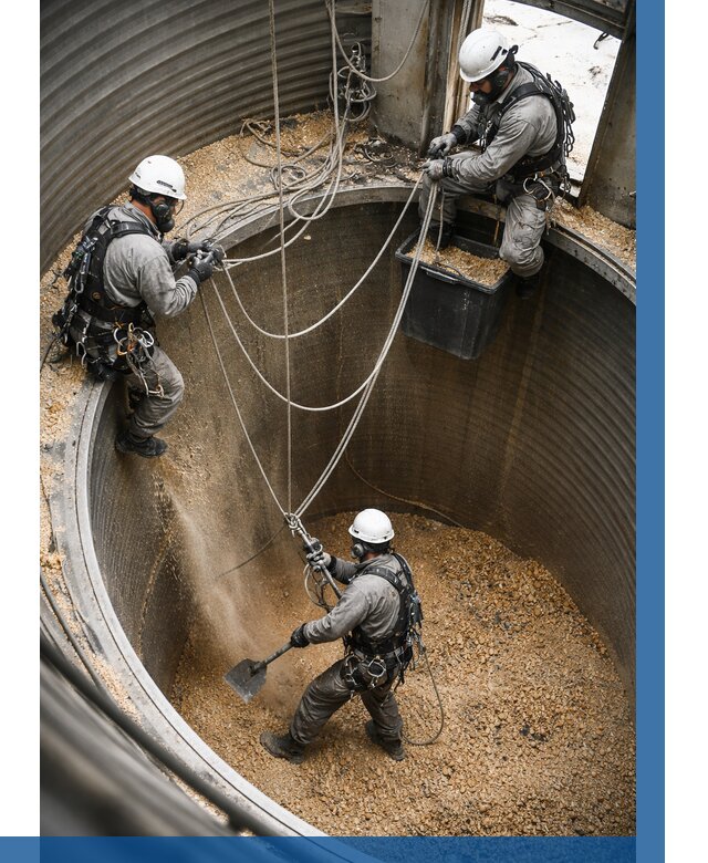 Чистка зерновых бункеров в Камышине от 12331 р. | ВЫСОТНИК-Кмш