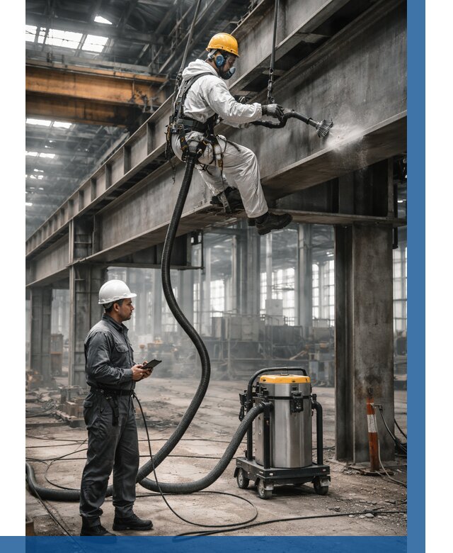 Обеспыливание конструкций в цехе в Камышине от 4316 р. | ВЫСОТНИК-Кмш