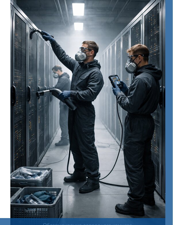 Обеспыливание серверной комнаты в Камышине от 4624 р. | ВЫСОТНИК-Кмш