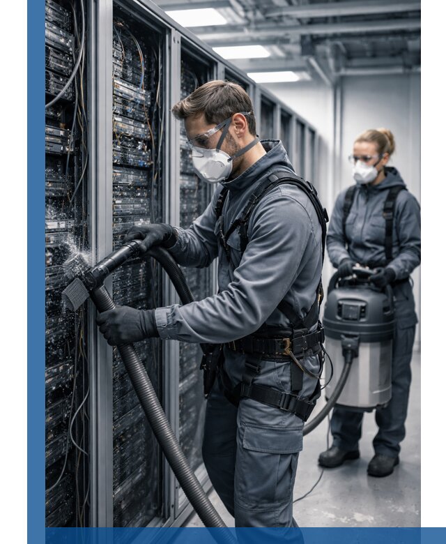 Обеспыливание серверной комнаты в Камышине, профессиональная очистка