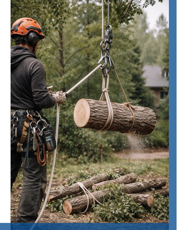 Валка деревьев частями в Камышине от 7707 р. | ВЫСОТНИК-Кмш