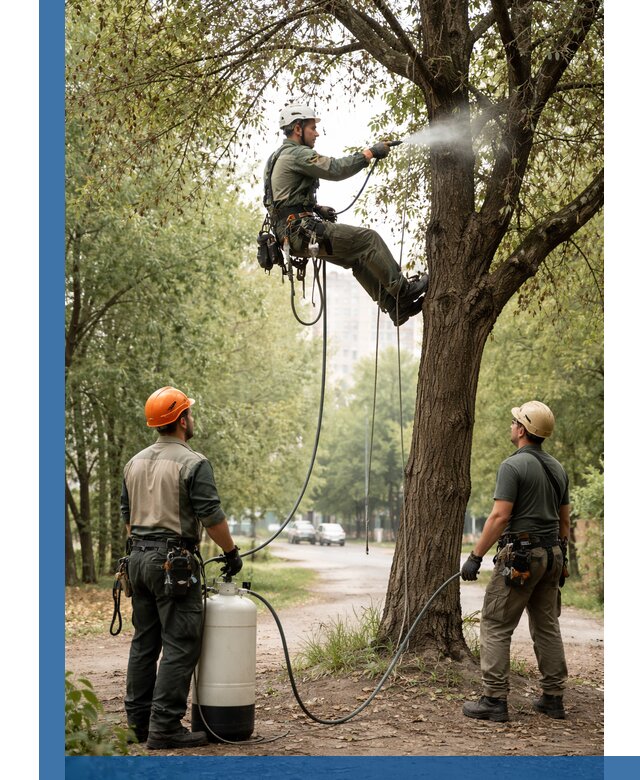 Обработка деревьев от вредителей в Камышине профессиональная защита