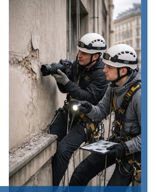 Фотофиксация дефектов фасада в Камышине от 4624 р. | ВЫСОТНИК-Кмш