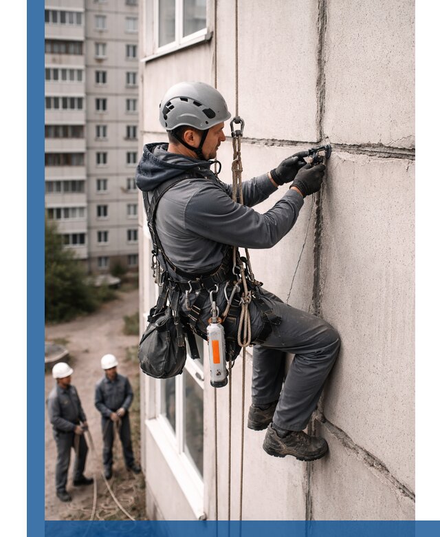 Обследование межпанельных швов и герметизация в Камышине