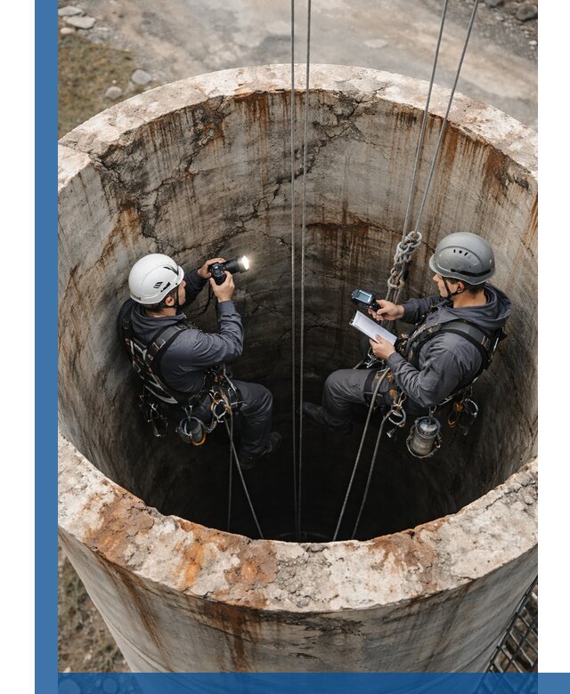 Обследование дымовой трубы: диагностика и оценка состояния в Камышине